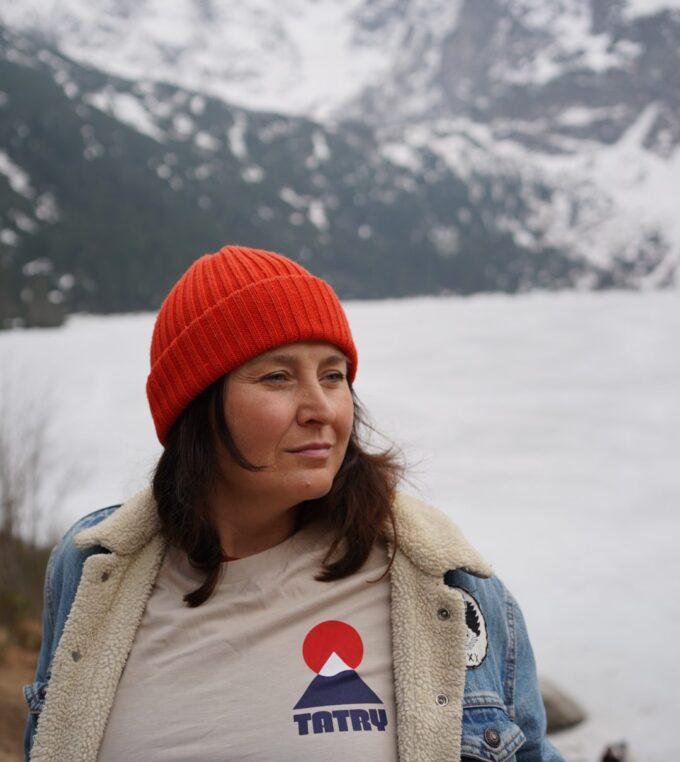 T shirt Tatry o zachodzie