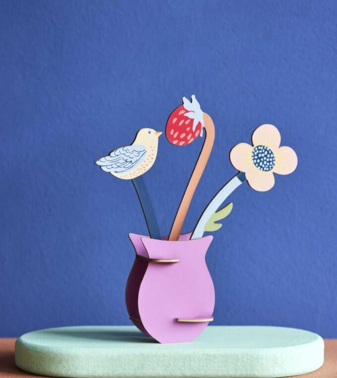 Kartka POP OUT William Morris Flowers