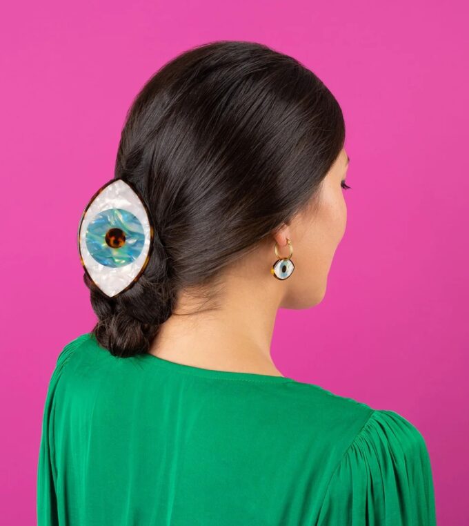 Kolczyki Oczy niebieskie