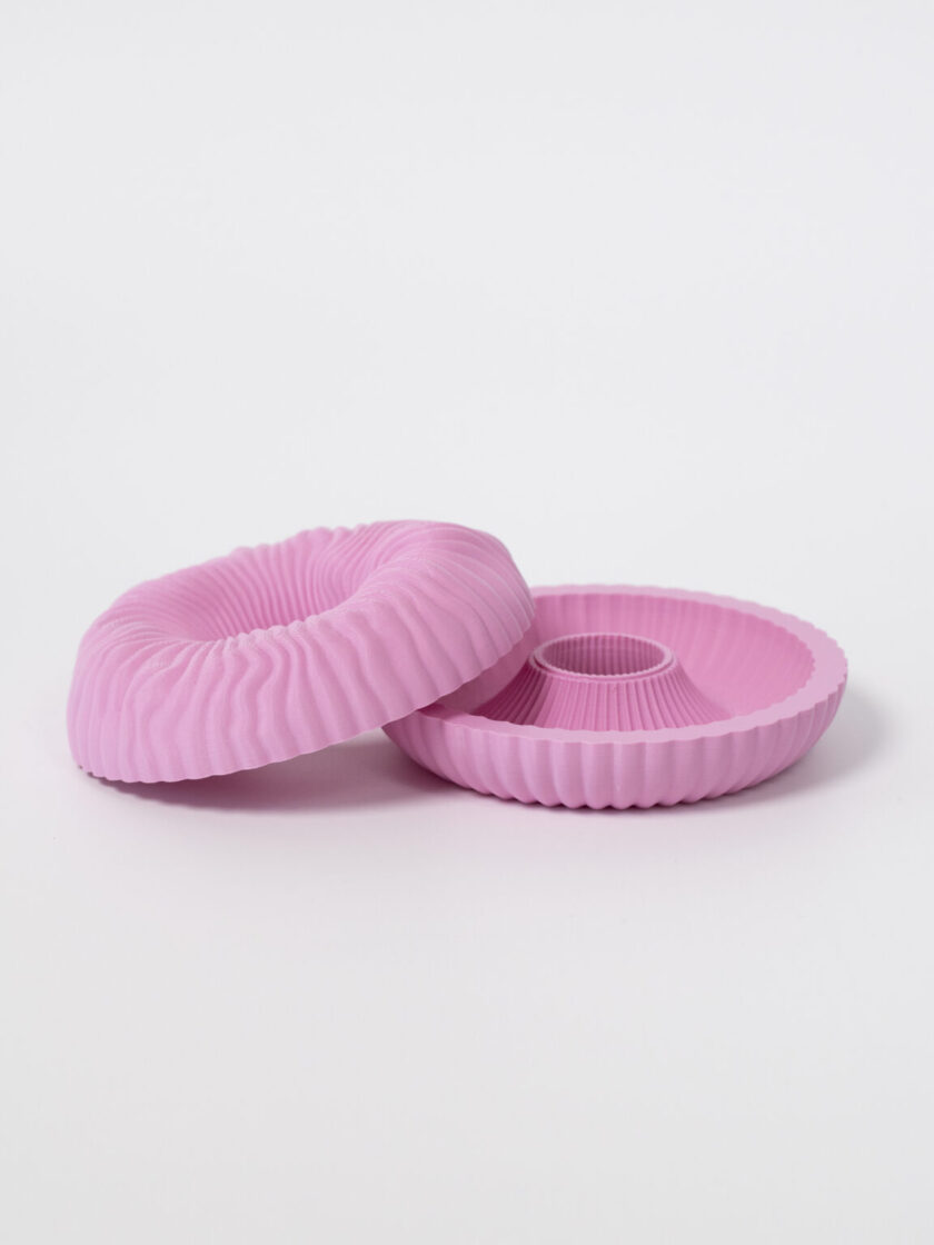 Donut Gibki pojemnik na biżuterię różowy - Image 2
