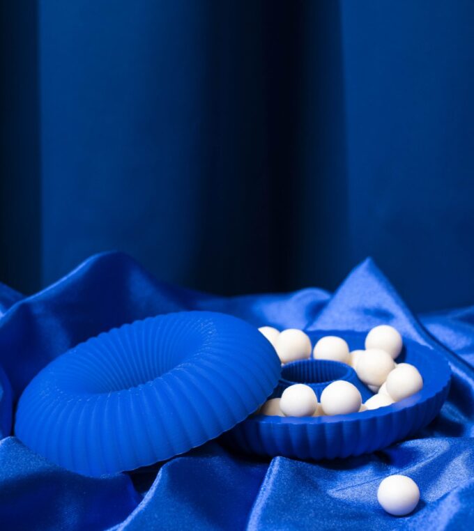 Donut Prosty pojemnik na biżuterię różowy