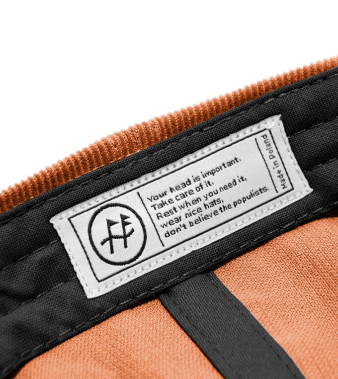 Czapka z daszkiem Terakota