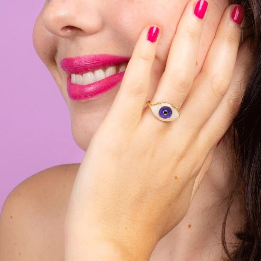 Pierścionek Oko Mood Ring - Image 2