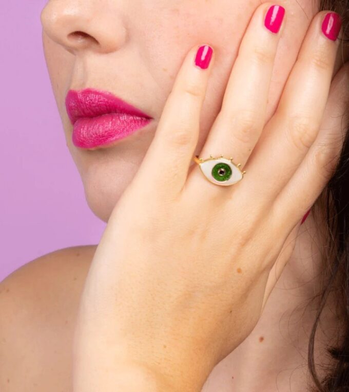 Pierścionek Oko Mood Ring