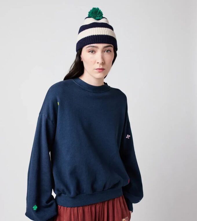 Bluza Navy Relaxed Midnight Blue