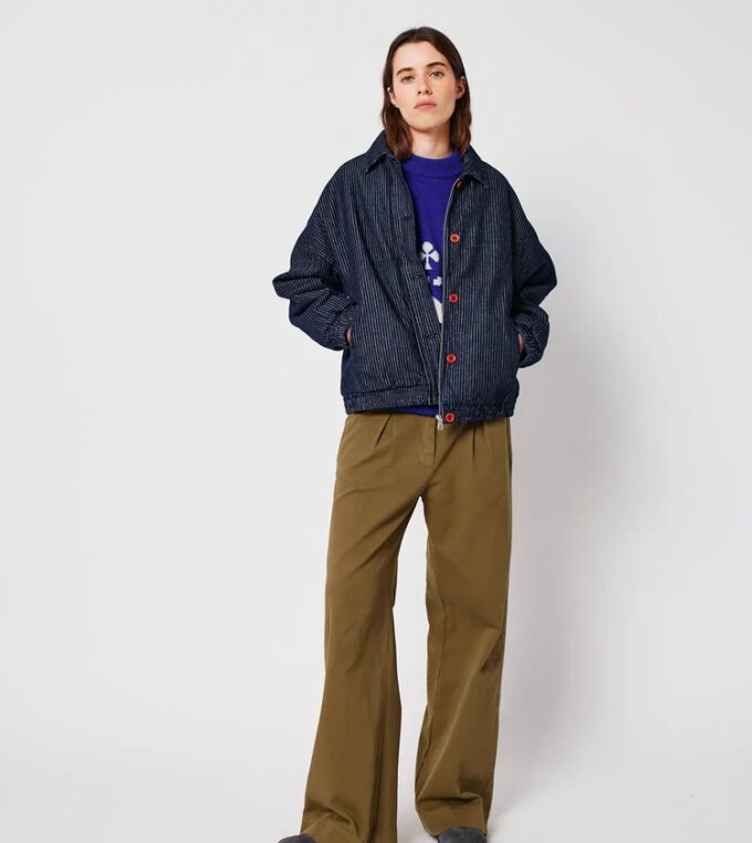 Kurtka Bomberka Denim Stripe