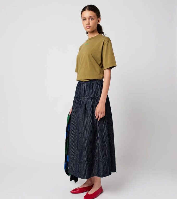 Spódnica Denim Stripe A-Line