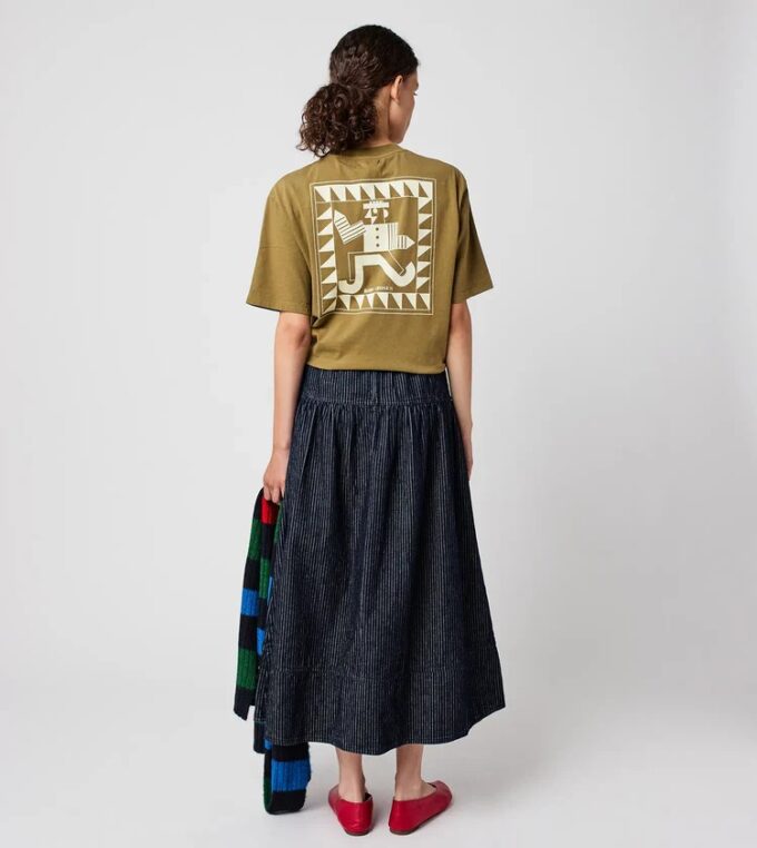 Spódnica Denim Stripe A-Line