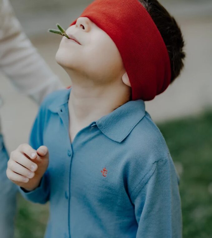 Kardigan Give a Hug, Little Bug Blue