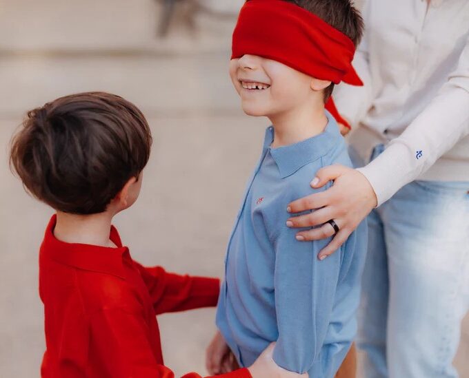 Kardigan Give a Hug, Little Bug Blue