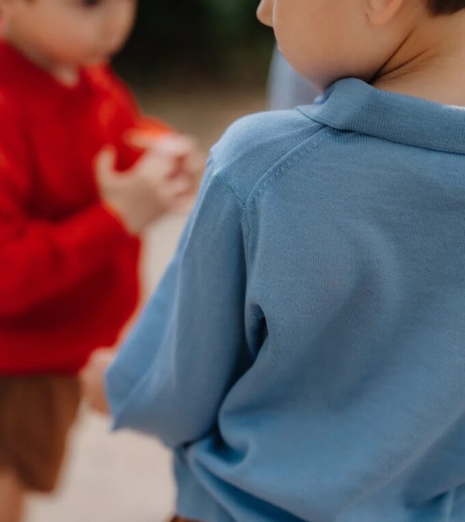 Kardigan Give a Hug, Little Bug Blue