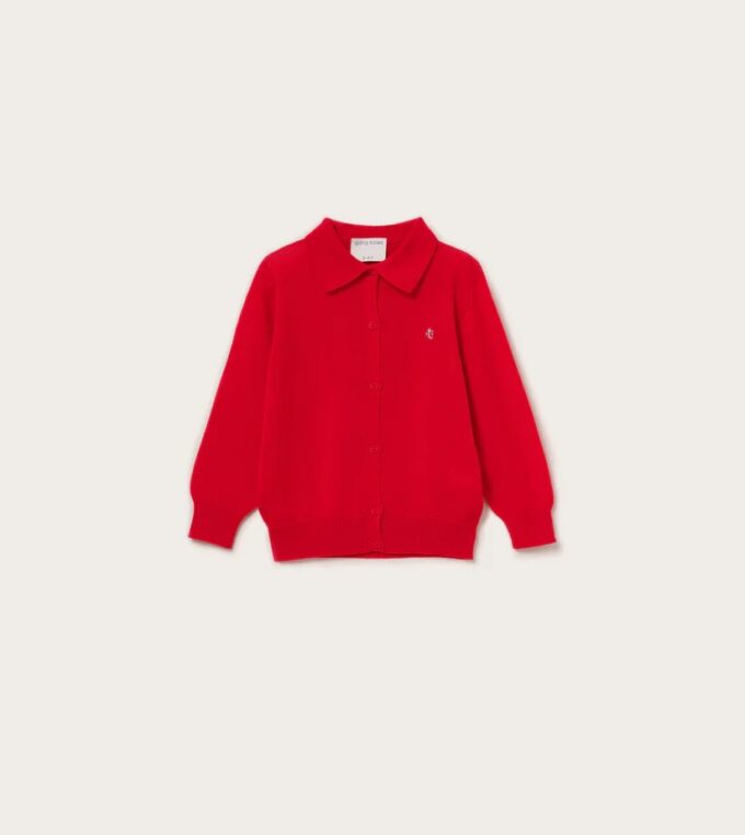 Kardigan Give a Hug, Little Bug Red