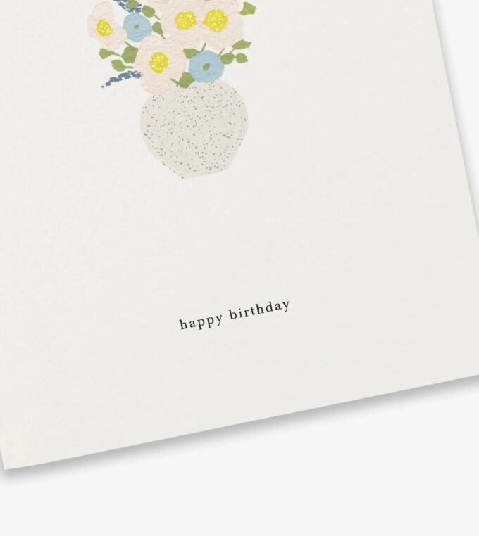 Kartka Birthday Flowers