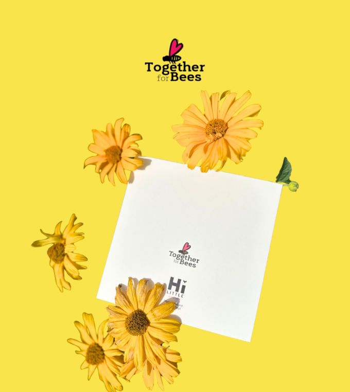 Kartka Pszczoła - Hi Little Together For Bees