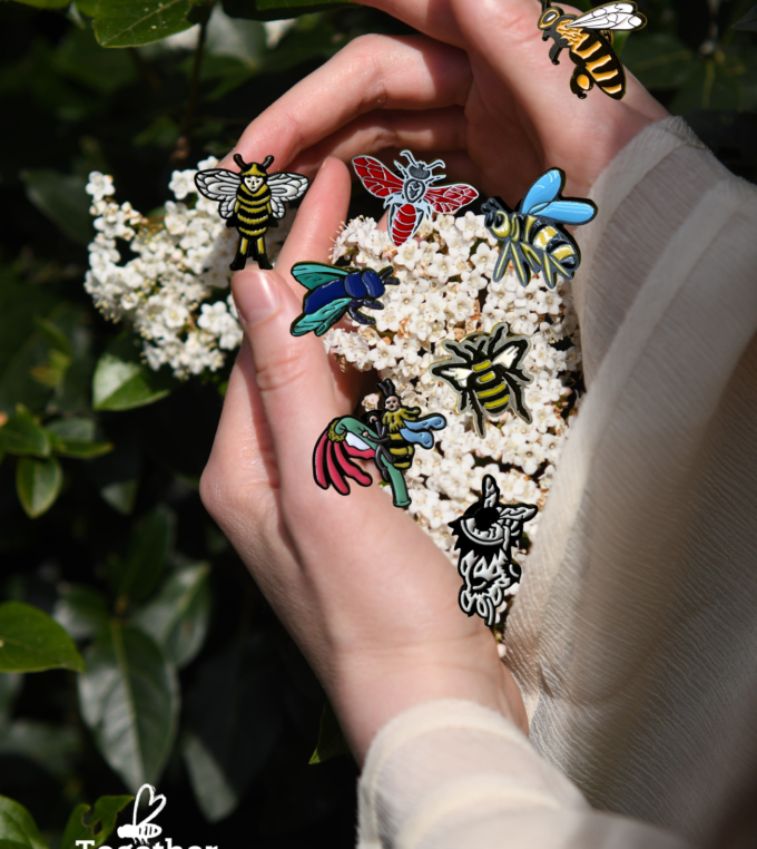 Pin Pszczoła — Małgorzata Rusiecka Together for Bees