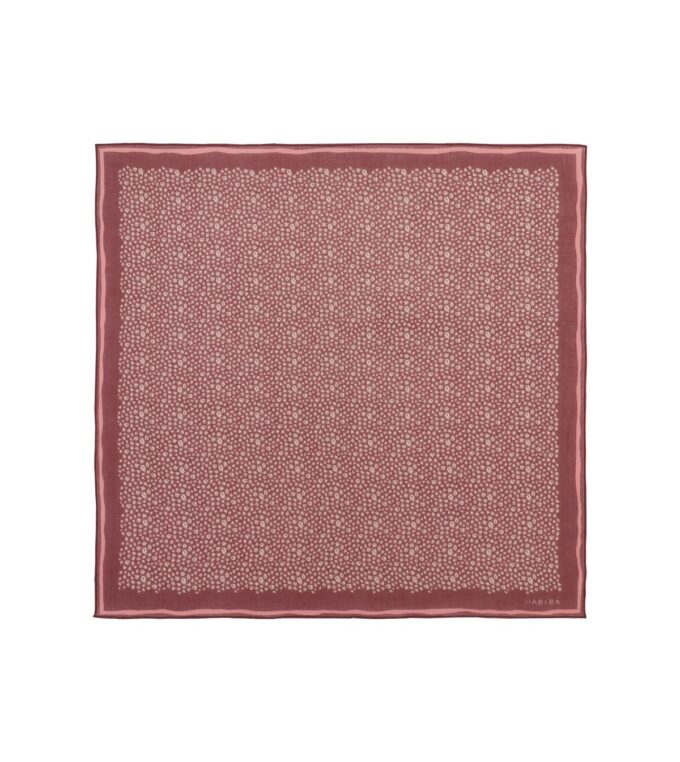 Chusta Bandana Autumn Leaf Burgundy