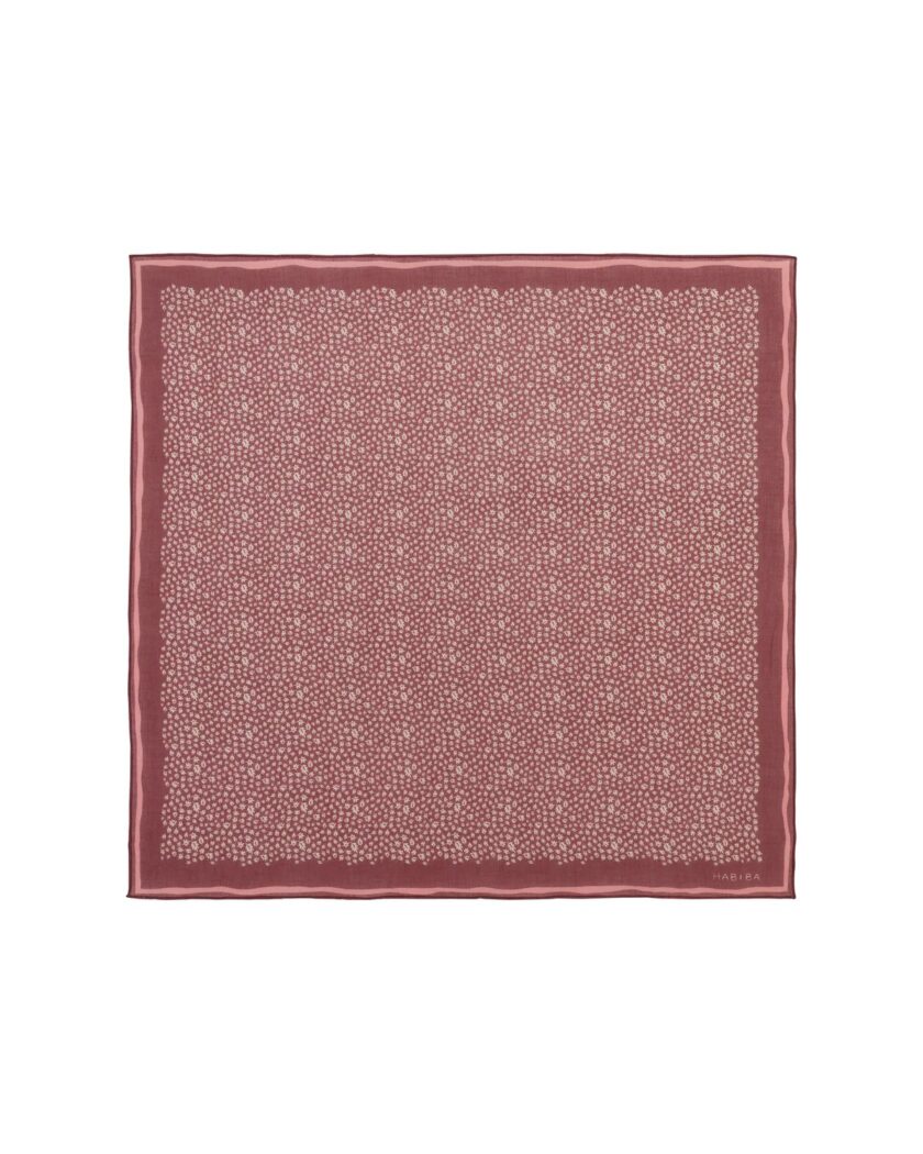 Chusta Bandana Autumn Leaf Burgundy - Image 4