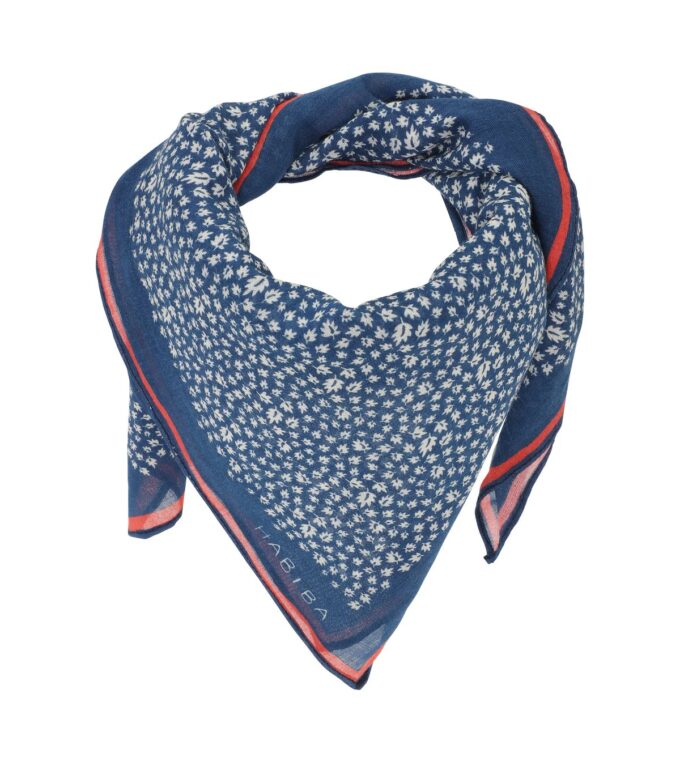 Chusta Bandana Autumn Leaf Indigo
