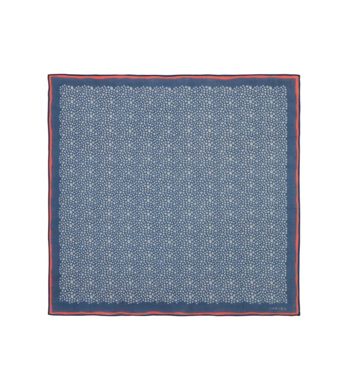 Chusta Bandana Autumn Leaf Indigo
