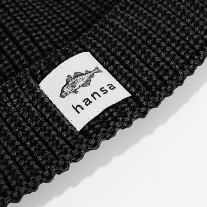 Czapka Beanie XL Czarna - Image 2
