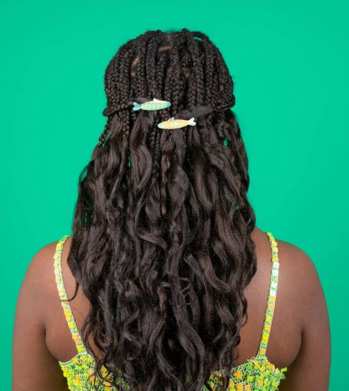 Spinki do włosów Sardynki