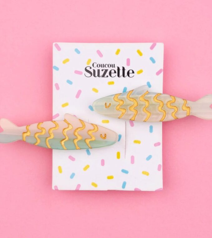 Spinki do włosów Sardynki