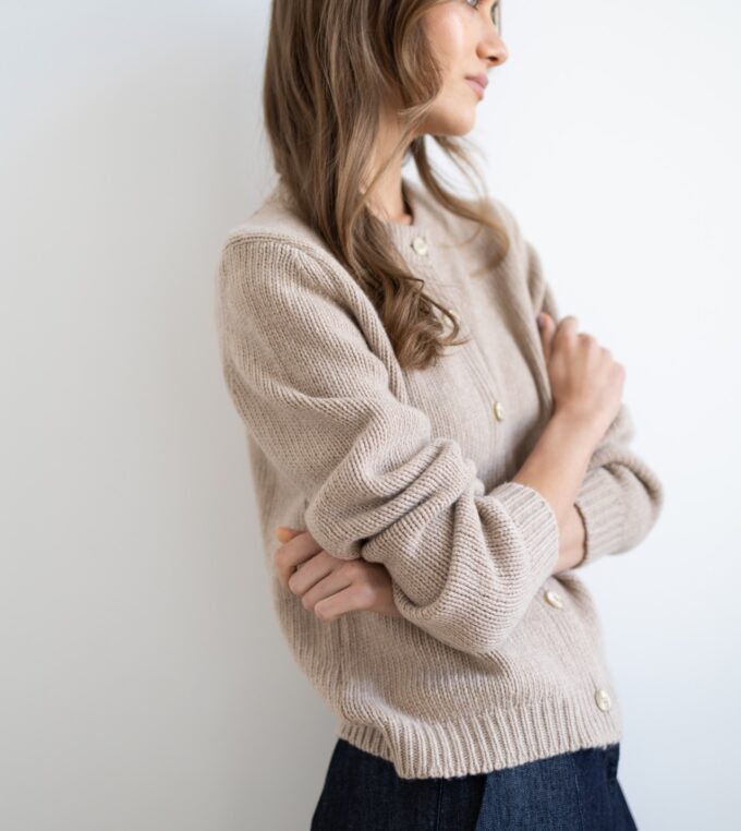 Kardigan Greta beżowy