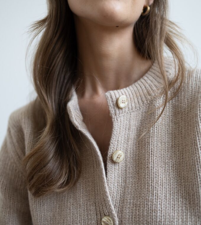 Kardigan Greta beżowy