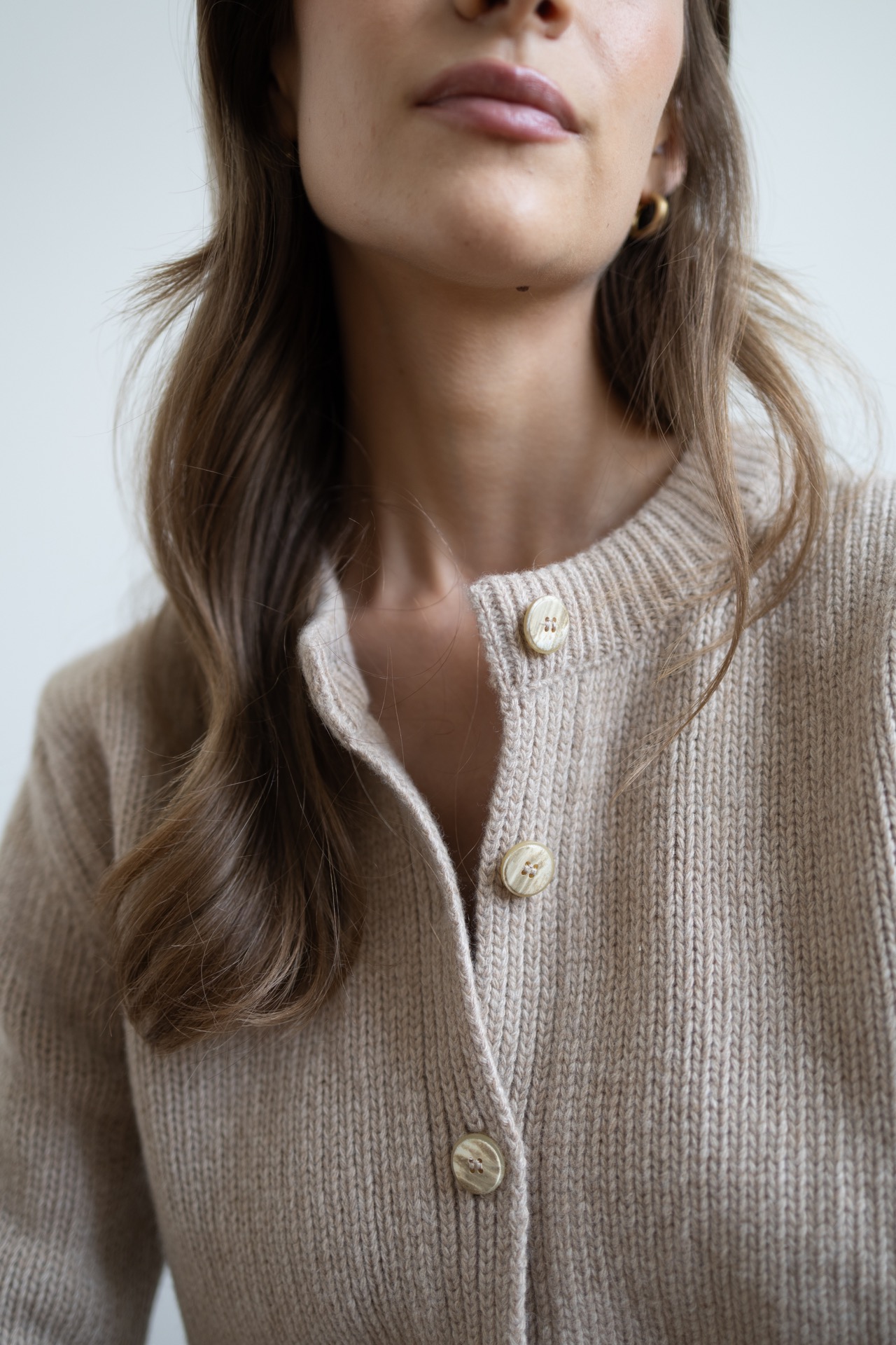 Kardigan Greta beżowy - obrazek 4