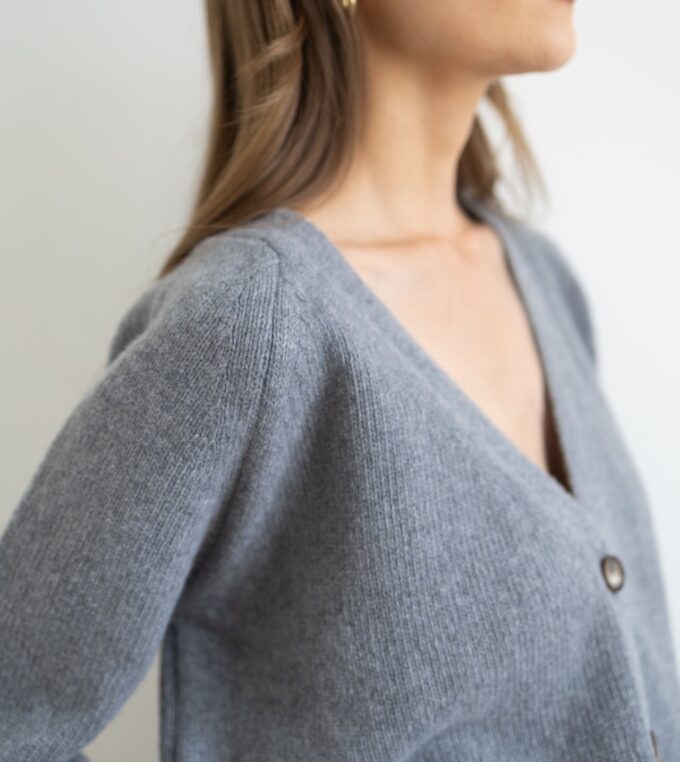 Kardigan Taylor szary