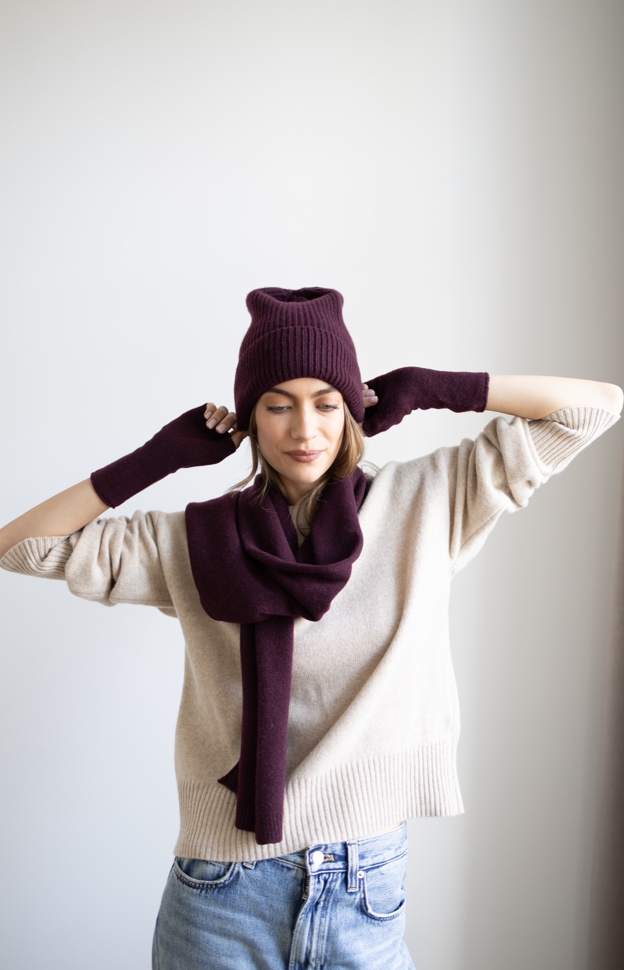 slou-lucky-handmade-szalik-merino-cashmere-wisniowy