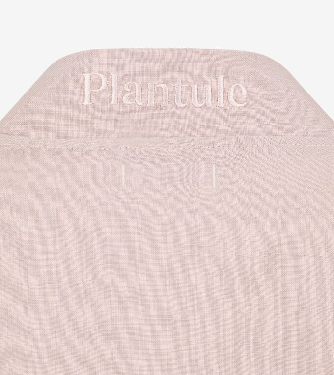 Kimono lniane długie różowe