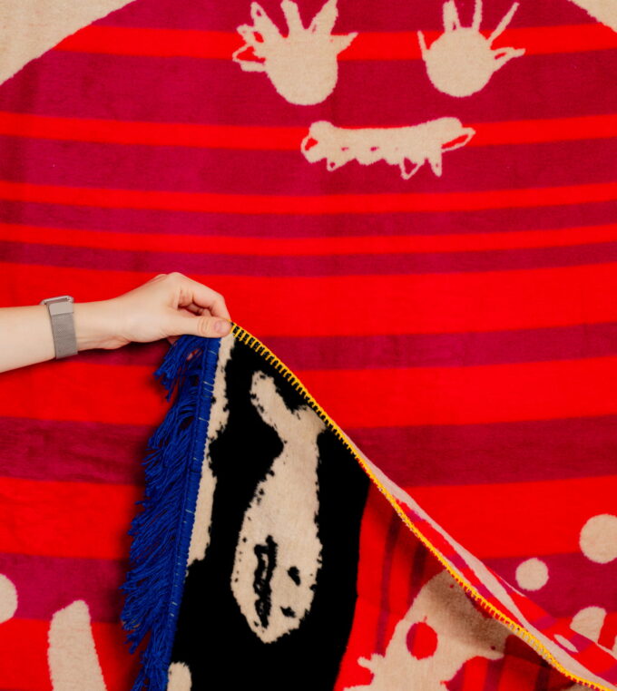 Koc żakardowy Holy Crab