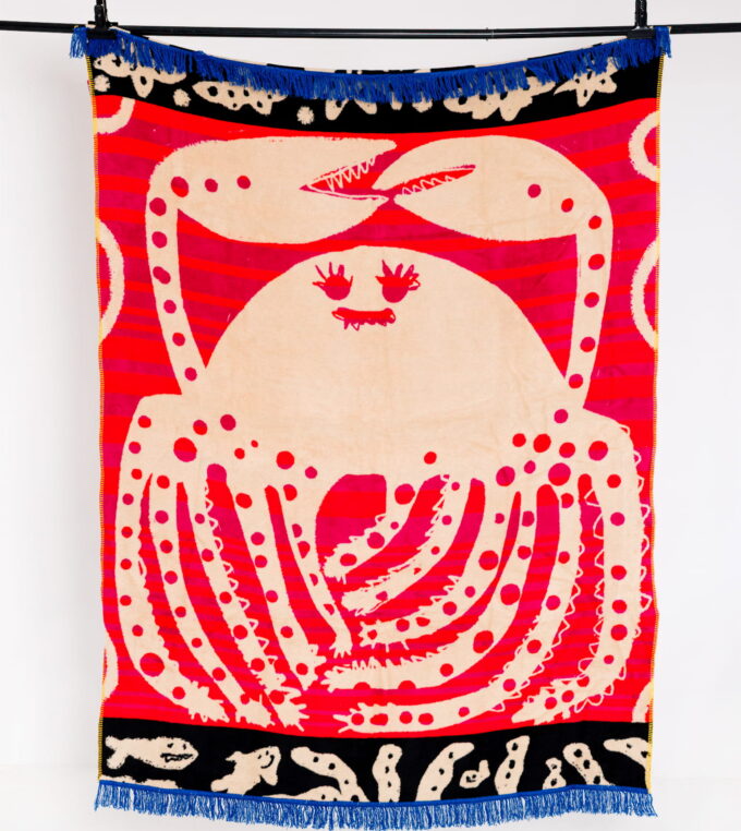 Koc żakardowy Holy Crab