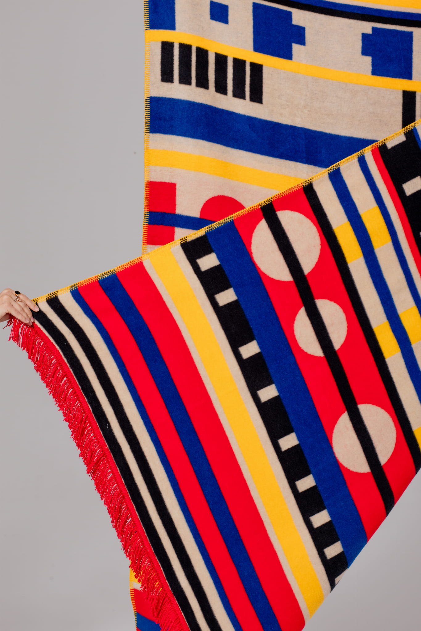 Koc żakardowy Retro TV - obrazek 4