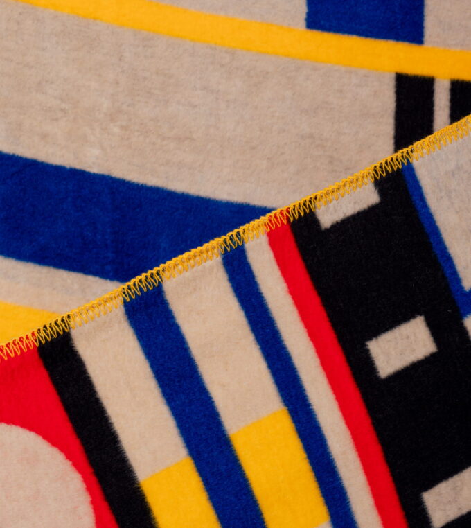 Koc żakardowy Retro TV