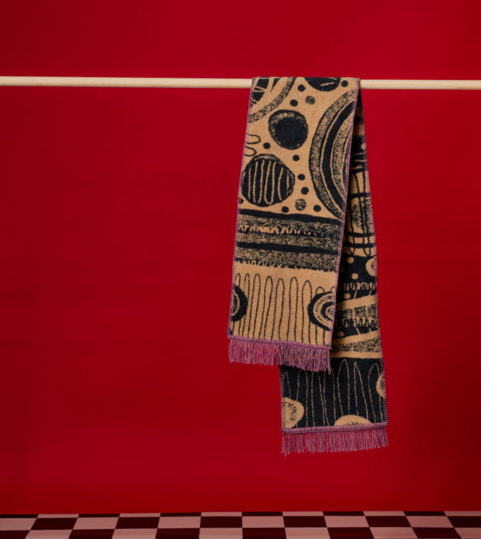 Szalik duży Kosmiczna zagadka