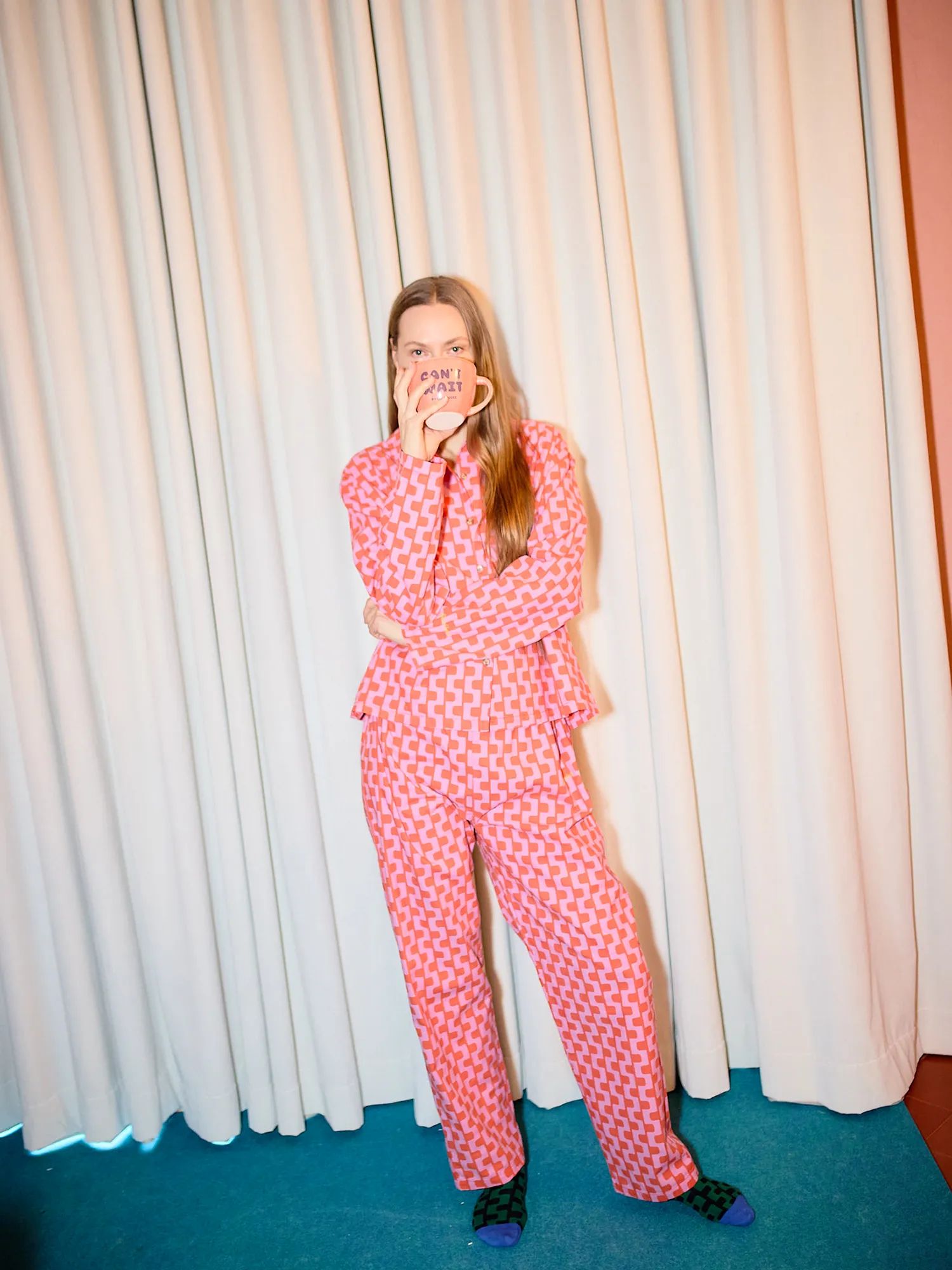 Spodnie Purple Printed - obrazek 7