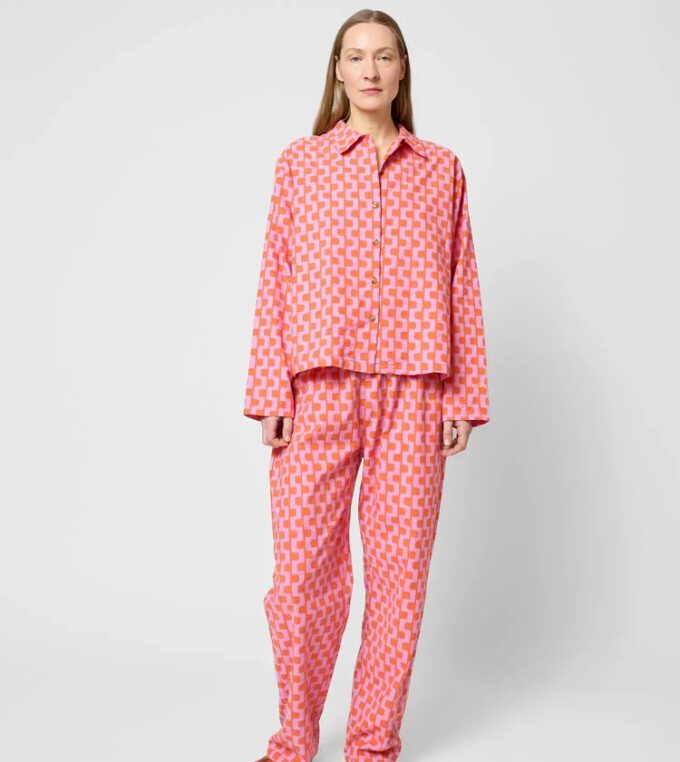 Spodnie Purple Printed