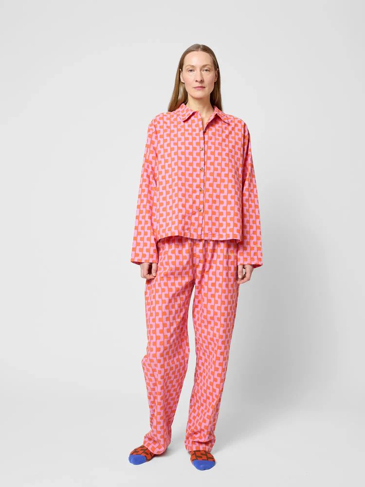 Spodnie Purple Printed - obrazek 4