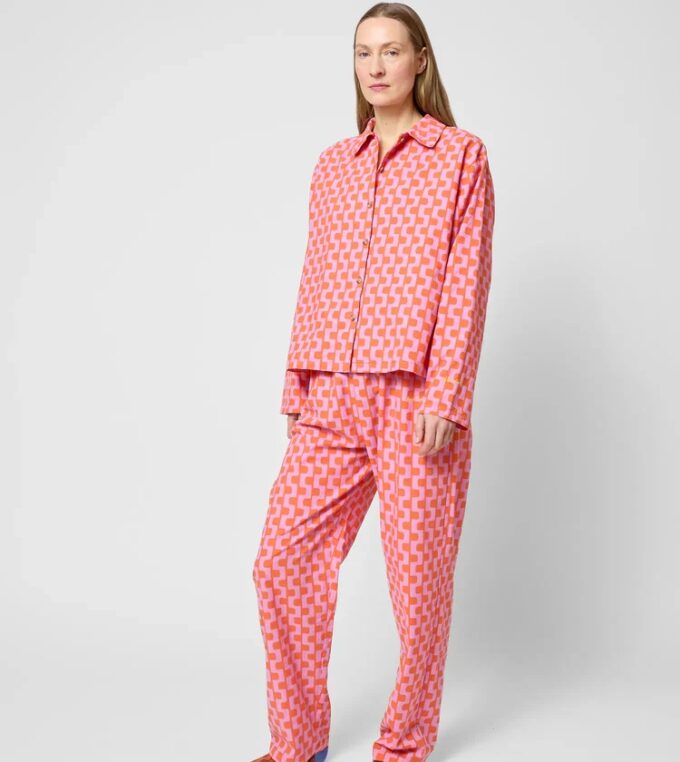 Spodnie Purple Printed