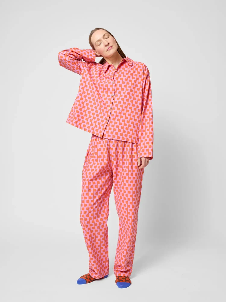 Spodnie Purple Printed - obrazek 5