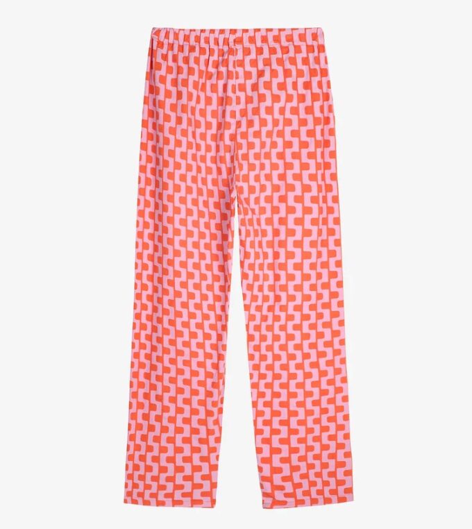 Spodnie Purple Printed