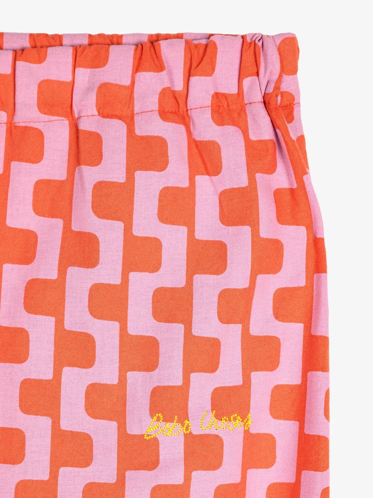 Spodnie Purple Printed - obrazek 3