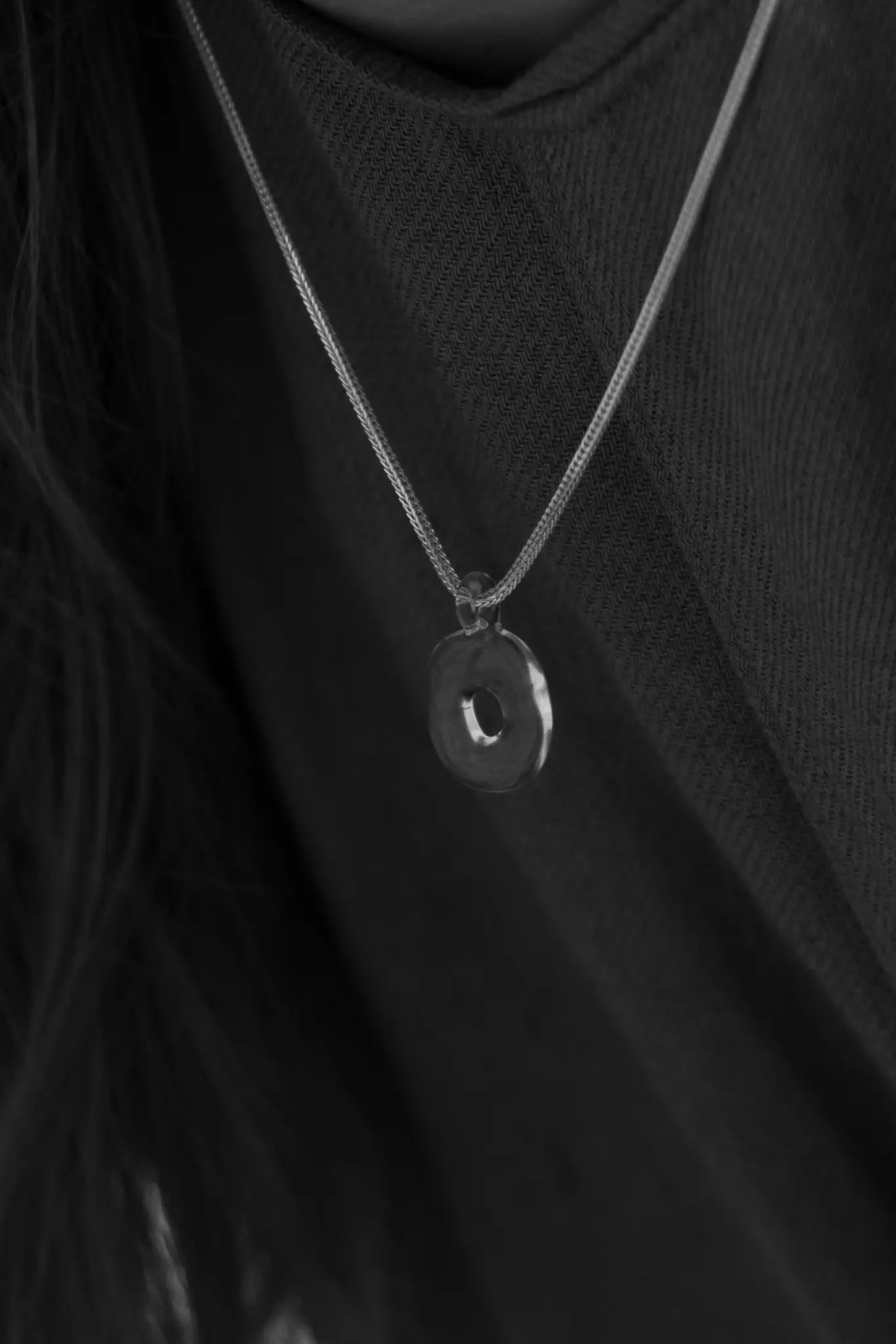 Naszyjnik Krąg srebrny - obrazek 4