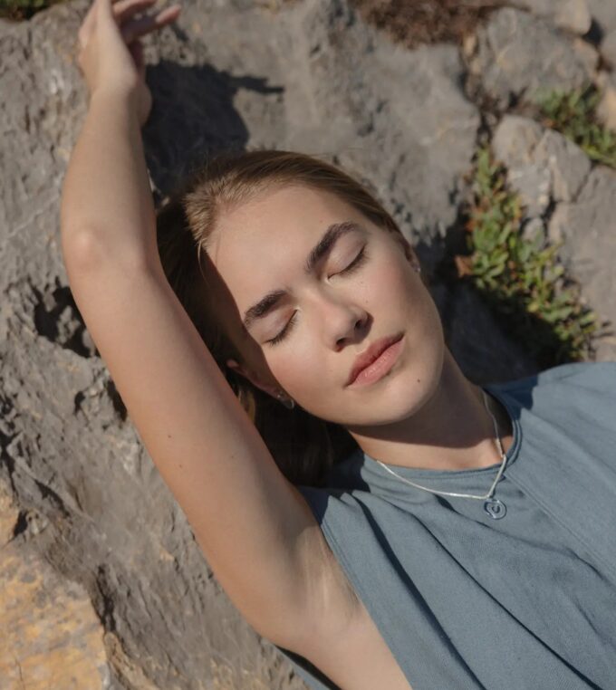 Naszyjnik Krąg srebrny