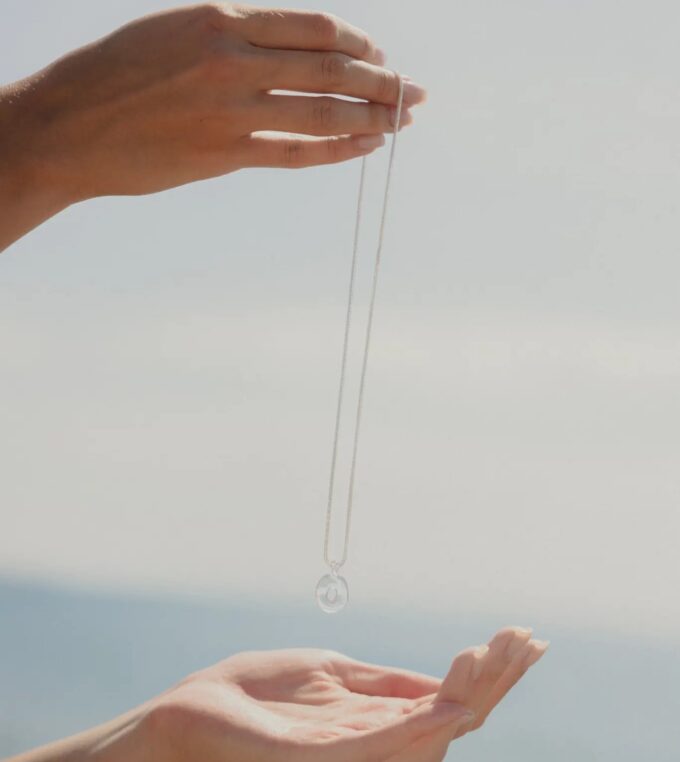 Naszyjnik Krąg srebrny