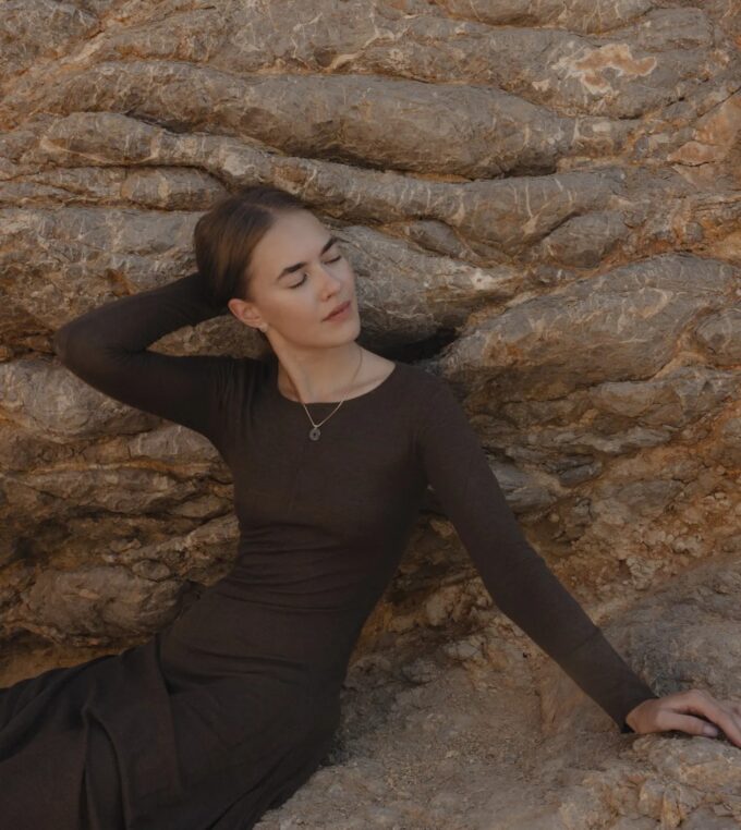 Naszyjnik Krąg pozłacany