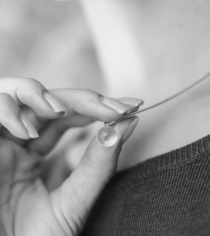 Naszyjnik Rosa pozłacany