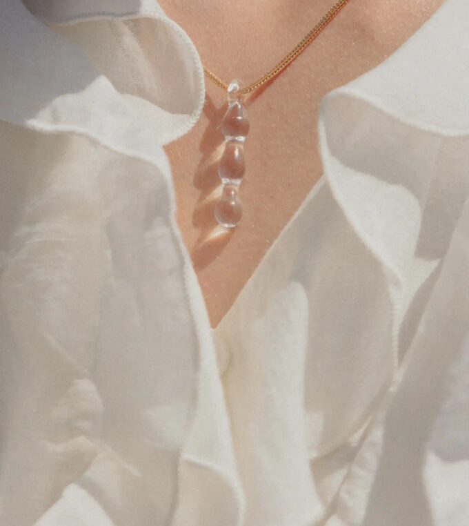 Naszyjnik Sople pozłacany